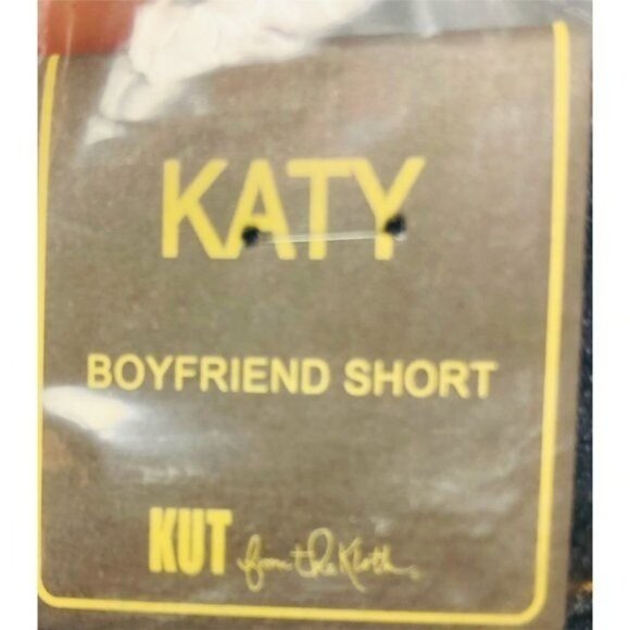 Kut From The Kloth Womens High Rise Boyfriend Dark Jean Shorts Plus Sz 20 W New - Picture 6 of 10